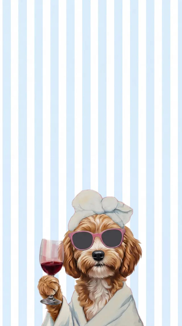 Spa Day Blue template