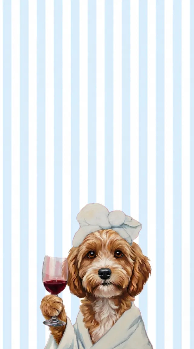 Spa Day Blue: Fresh Face template